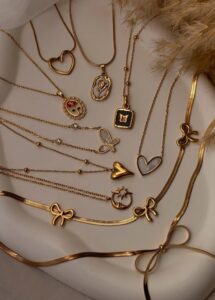 _🌹 Elegant rose and celestial moon charms _